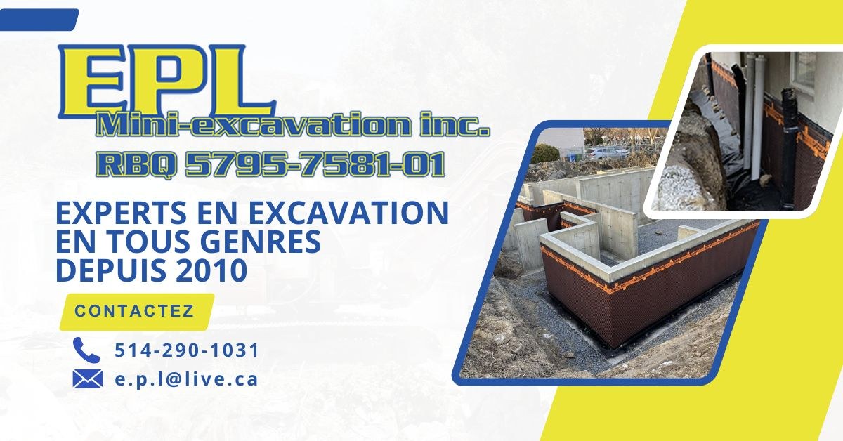 Bannière E.P.L Mini Excavation